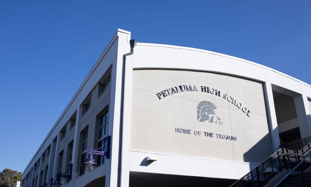 Petaluma High School campus